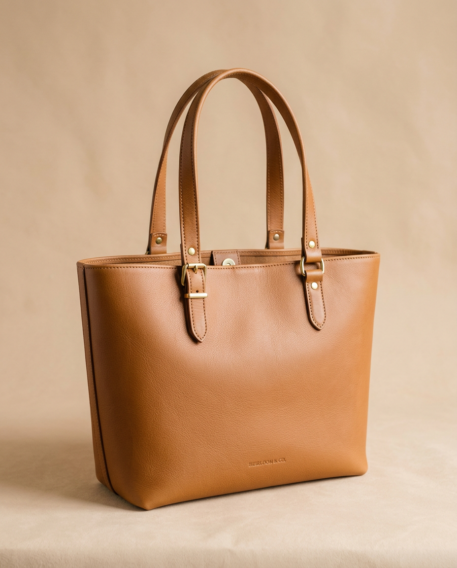 Structured Leather Tote